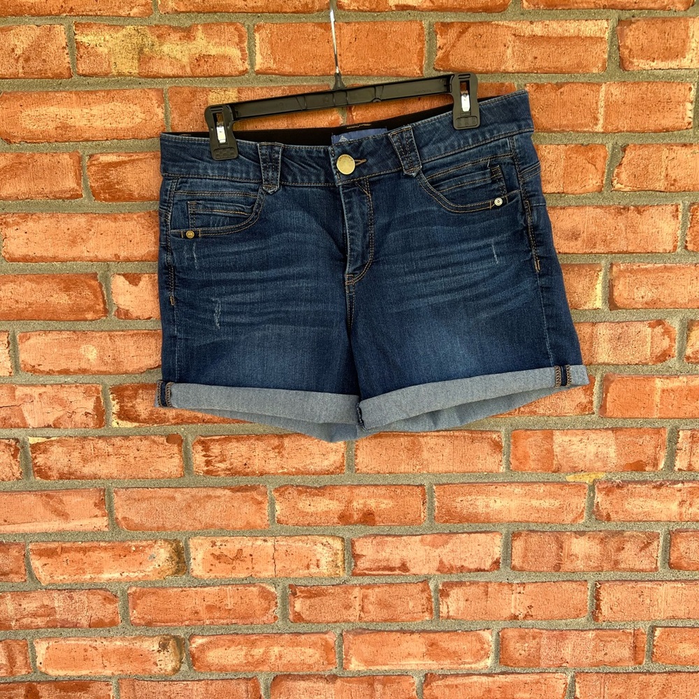 Women’s Democracy Nicola Ab Solution Denim Short, Dark Wash, 10